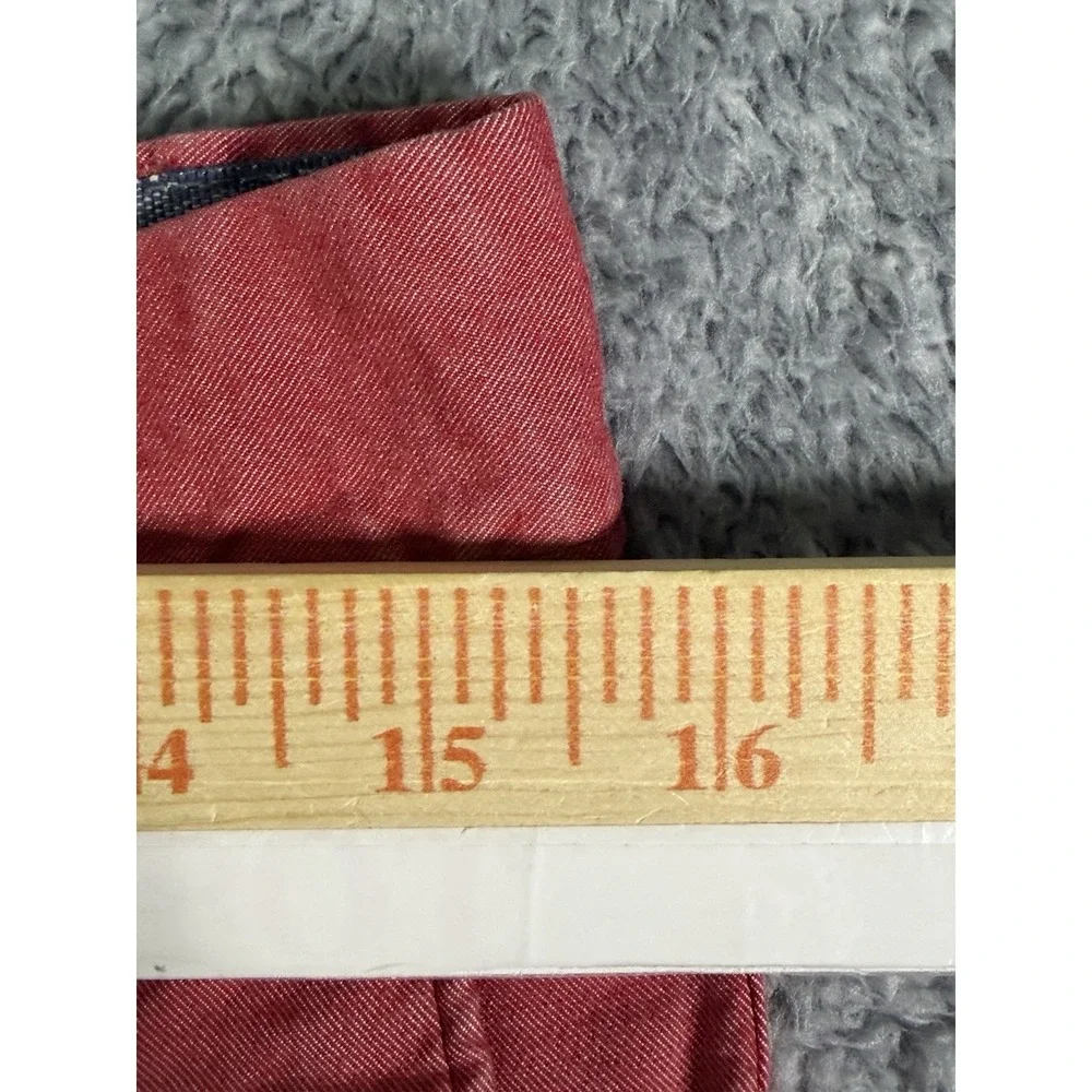Banana Republic Aiden Shorts Red Salmon Men's Size 30 Cotton Stretch Preppy 7